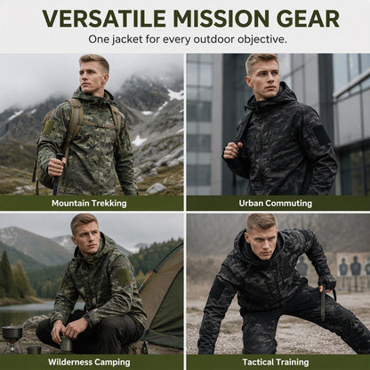 🌲 Tactical Camo, All-Weather Protection | Men's Outdoor Hooded Jacket ⚡ Free Shipping