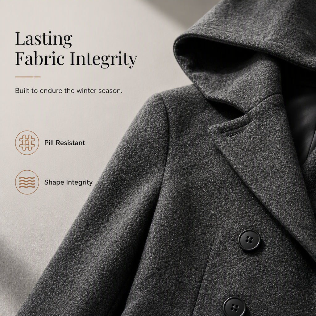 Women's Warm Double Breasted Hooded Coat ✨𝘉𝘶𝘺 𝘢𝘯𝘺 2 𝘢𝘯𝘥 𝘨𝘦𝘵 𝘢𝘯 𝘦𝘹𝘵𝘳𝘢 8% 𝘥𝘪𝘴𝘤𝘰𝘶𝘯𝘵