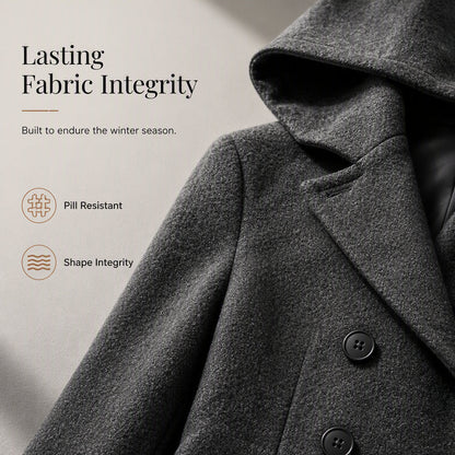 Women's Warm Double Breasted Hooded Coat ✨𝘉𝘶𝘺 𝘢𝘯𝘺 2 𝘢𝘯𝘥 𝘨𝘦𝘵 𝘢𝘯 𝘦𝘹𝘵𝘳𝘢 8% 𝘥𝘪𝘴𝘤𝘰𝘶𝘯𝘵