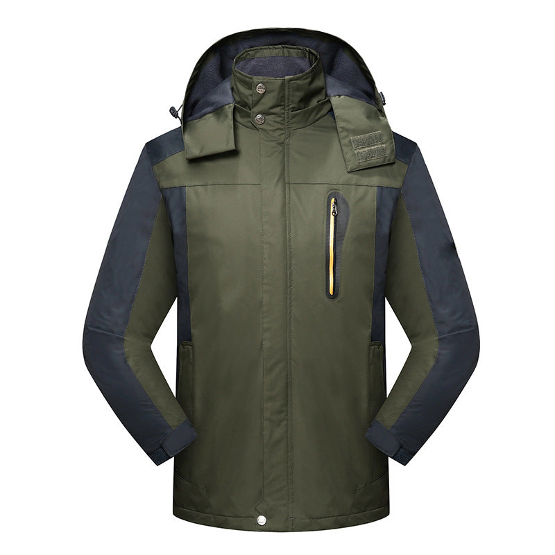 🌧️ Built for Rough Weather | Men's Waterproof & Windproof Hiking Jacket
