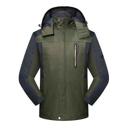 🌧️ Built for Rough Weather | Men's Waterproof & Windproof Hiking Jacket