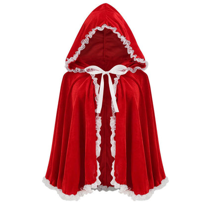 Dramatic Hooded Lace Cape