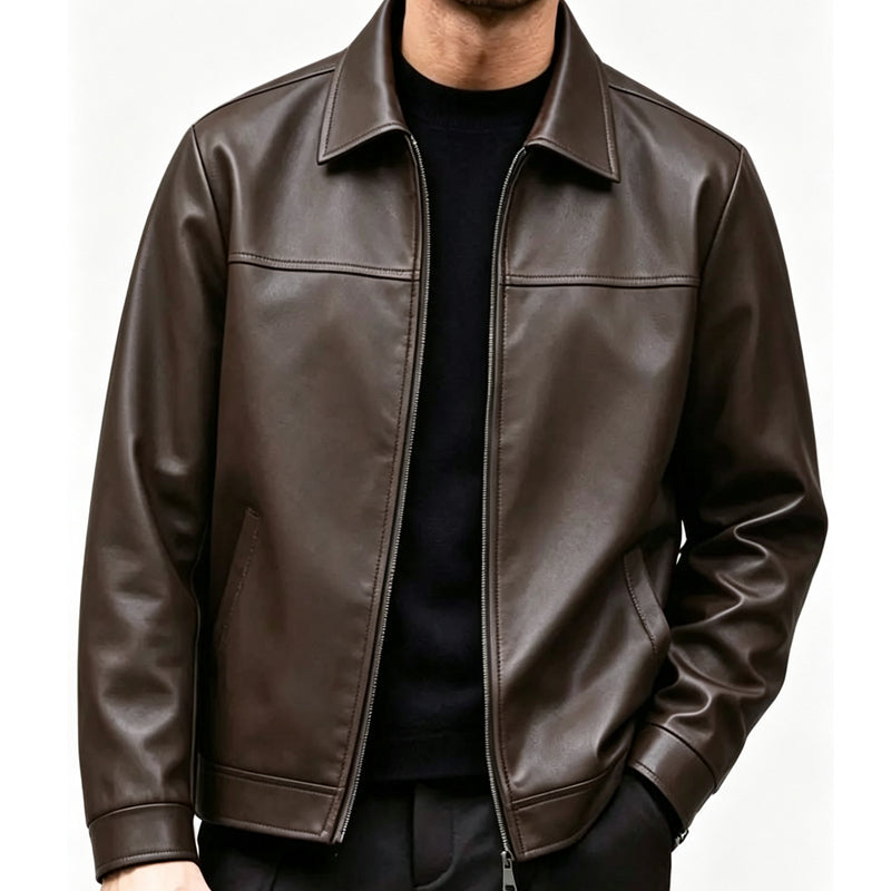 Refined Urban Leather Jacket