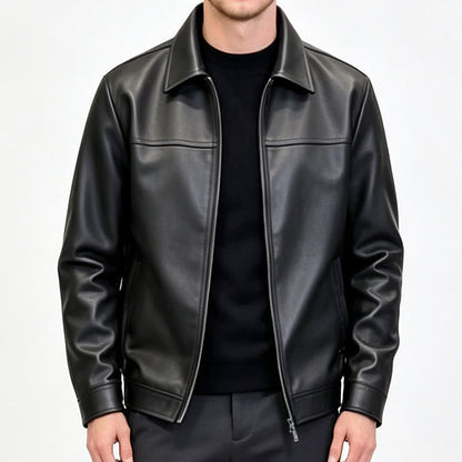 Refined Urban Leather Jacket