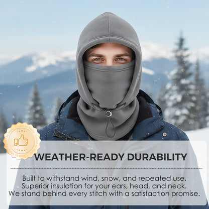 Thermal Balaclava Face Mask with Drawstring