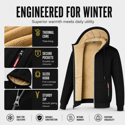 ❄️ Built for Cold Days | Men's Warm Hooded Winter Jacket ⚡ Free Shipping