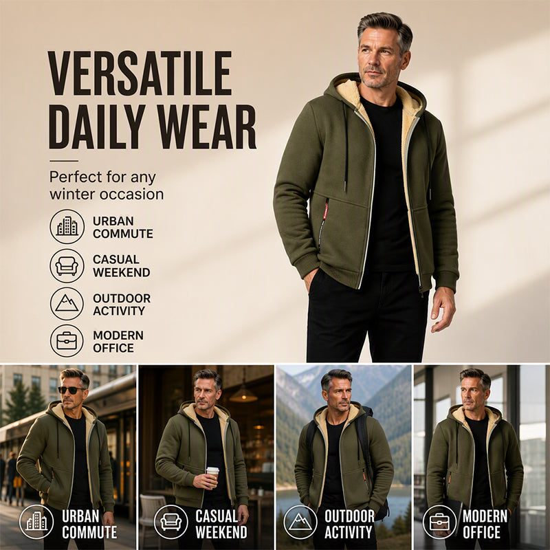 ❄️ Built for Cold Days | Men's Warm Hooded Winter Jacket ⚡ Free Shipping