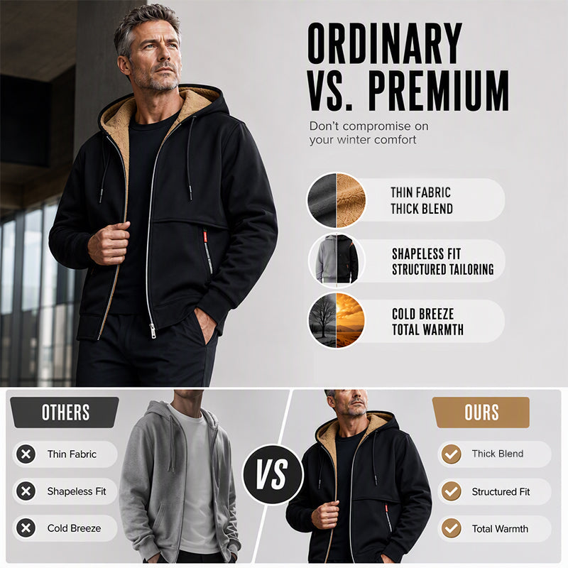 ❄️ Built for Cold Days | Men's Warm Hooded Winter Jacket ⚡ Free Shipping