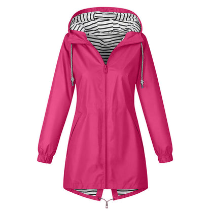 🌧️ Ready When the Weather Turns | Women's Waterproof Hooded Outdoor Jacket