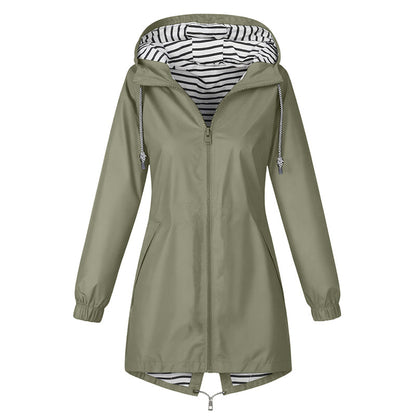 🌧️ Ready When the Weather Turns | Women's Waterproof Hooded Outdoor Jacket