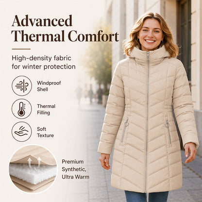 Women's Winter Insulated Hooded Coat
