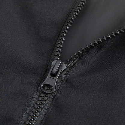 Men's Mid-Length Hooded Windbreaker Trench