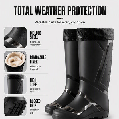 Men's High-Top Non-Slip Rain Boots