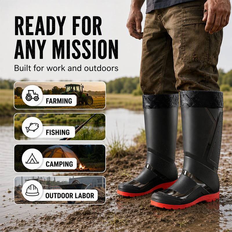 Men's High-Top Non-Slip Rain Boots