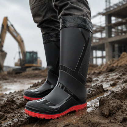 Men's High-Top Non-Slip Rain Boots