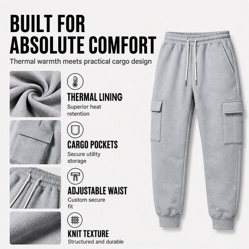 👖 LIMITED-TIME 50% OFF! ✨Men's Loose Cargo Joggers with Drawstring