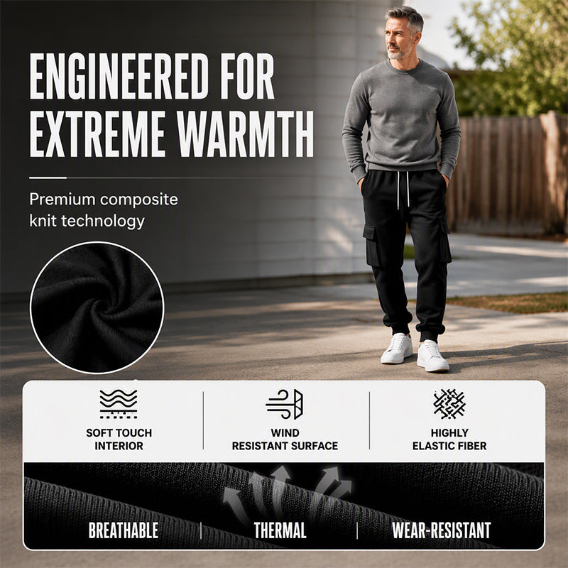 👖 LIMITED-TIME 50% OFF! ✨Men's Loose Cargo Joggers with Drawstring