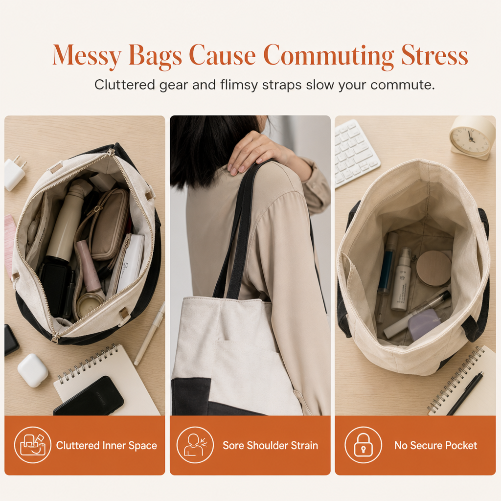 👜 More Space, Less Clutter | Women's Quilted 3-Way Shoulder Bag