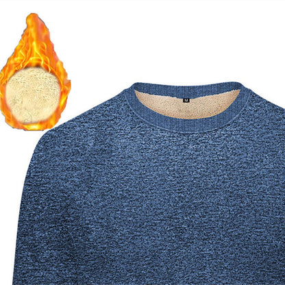 Men's Fleece Lined Crewneck Sweatshirt 