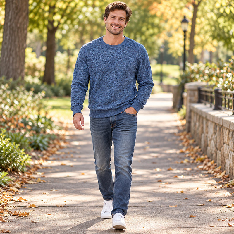 Men's Fleece Lined Crewneck Sweatshirt 