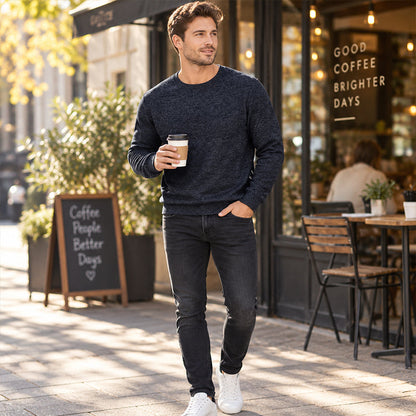 Men's Fleece Lined Crewneck Sweatshirt 