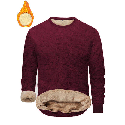 Men's Fleece Lined Crewneck Sweatshirt 