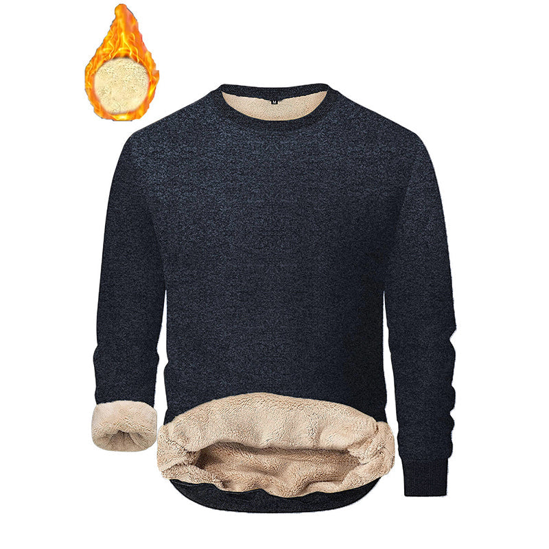 Men's Fleece Lined Crewneck Sweatshirt 