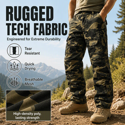 Men's Multi-Pocket Camouflage Cargo Pants
