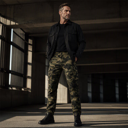 Men's Multi-Pocket Camouflage Cargo Pants