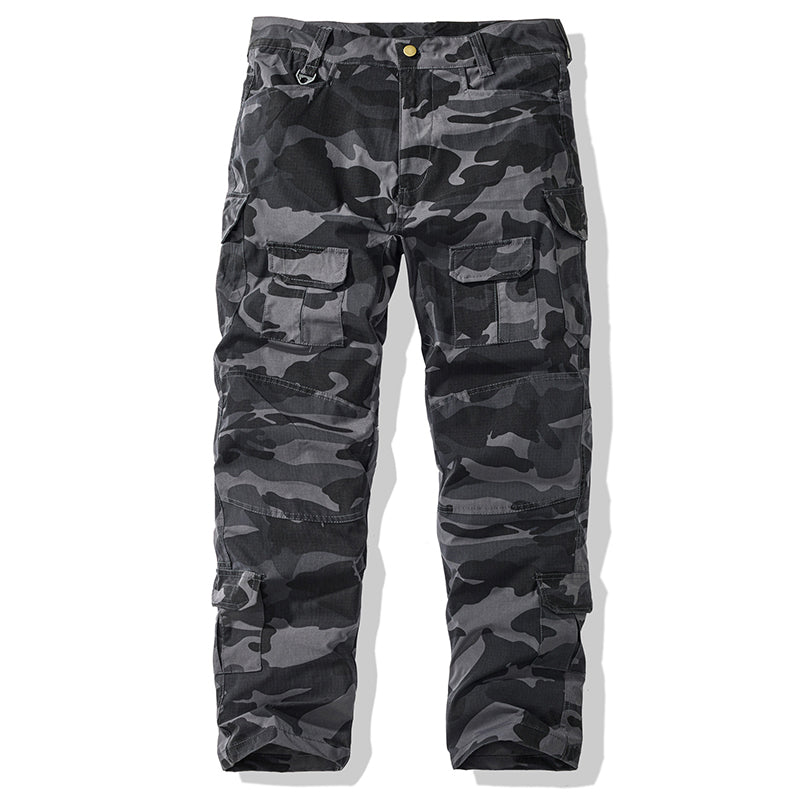 Men's Multi-Pocket Camouflage Cargo Pants