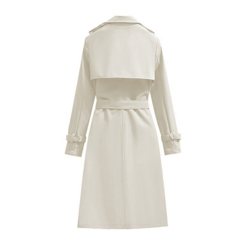 🧥 Smooth Drape, Polished Silhouette | Women's Mid-Length Trench Coat ⚡ Free Shipping