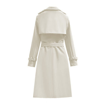 🧥 Smooth Drape, Polished Silhouette | Women's Mid-Length Trench Coat ⚡ Free Shipping