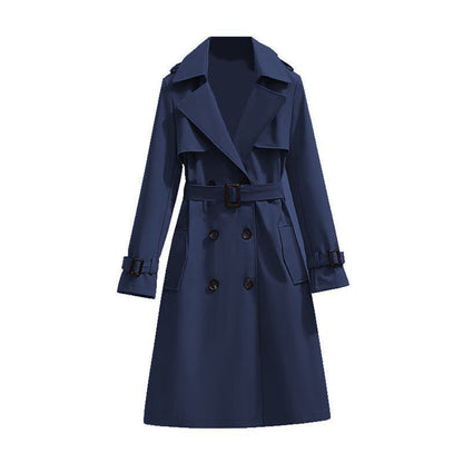 🧥 Smooth Drape, Polished Silhouette | Women's Mid-Length Trench Coat ⚡ Free Shipping