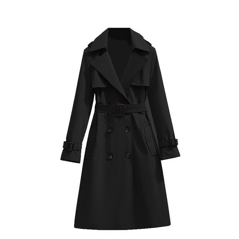 🧥 Smooth Drape, Polished Silhouette | Women's Mid-Length Trench Coat ⚡ Free Shipping