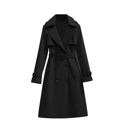 🧥 Smooth Drape, Polished Silhouette | Women's Mid-Length Trench Coat ⚡ Free Shipping