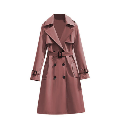 🧥 Smooth Drape, Polished Silhouette | Women's Mid-Length Trench Coat ⚡ Free Shipping
