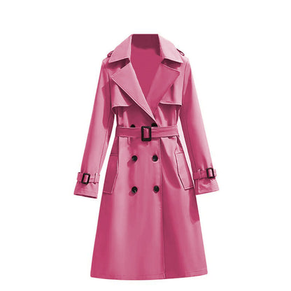 🧥 Smooth Drape, Polished Silhouette | Women's Mid-Length Trench Coat ⚡ Free Shipping