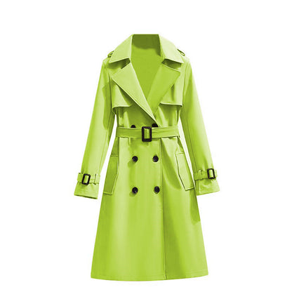 🧥 Smooth Drape, Polished Silhouette | Women's Mid-Length Trench Coat ⚡ Free Shipping