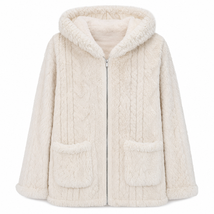 👚✨Women's Casual Plush Solid Color Cardigan✨