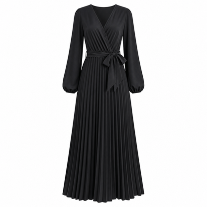 👗✨Women's Elegant Crossover V Neck Pleated Maxi Dress✨𝘉𝘶𝘺 𝘢𝘯𝘺 2 𝘢𝘯𝘥 𝘨𝘦𝘵 𝘢𝘯 𝘦𝘹𝘵𝘳𝘢 8% 𝘥𝘪𝘴𝘤𝘰𝘶𝘯𝘵