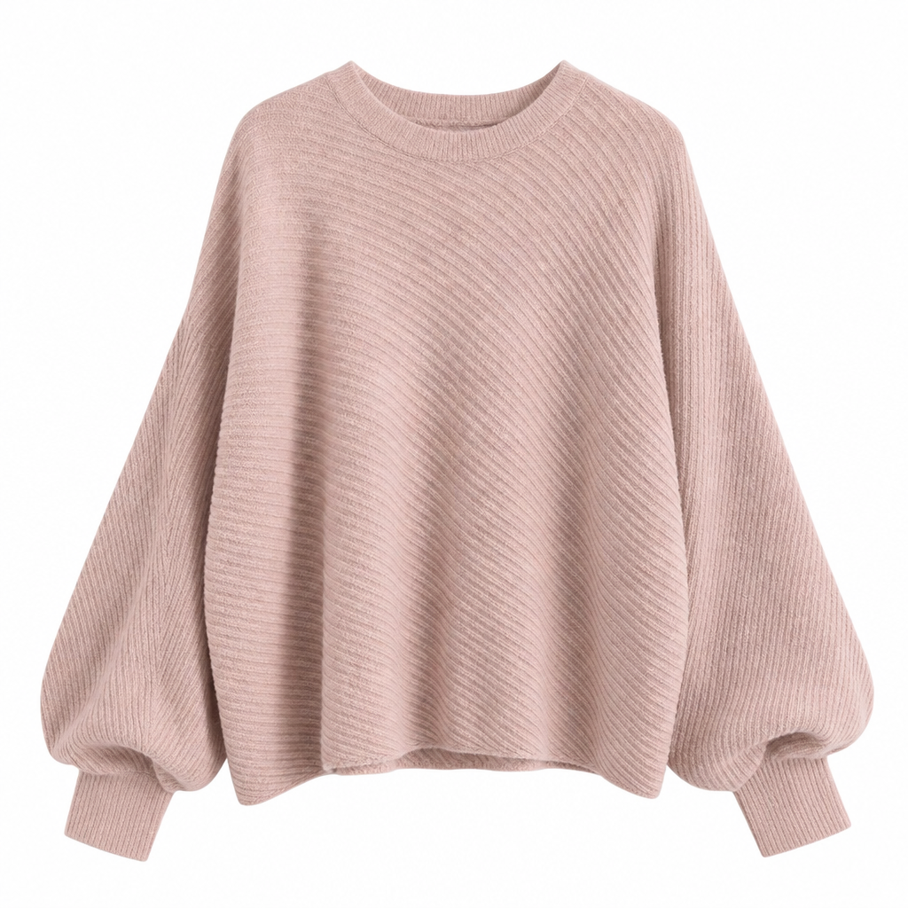 🧶 Flattering Drape, Easy Movement | Women's Batwing Knit Pullover