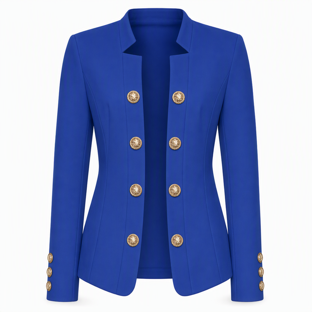 Women's Stand Collar Slim Fit Blazer