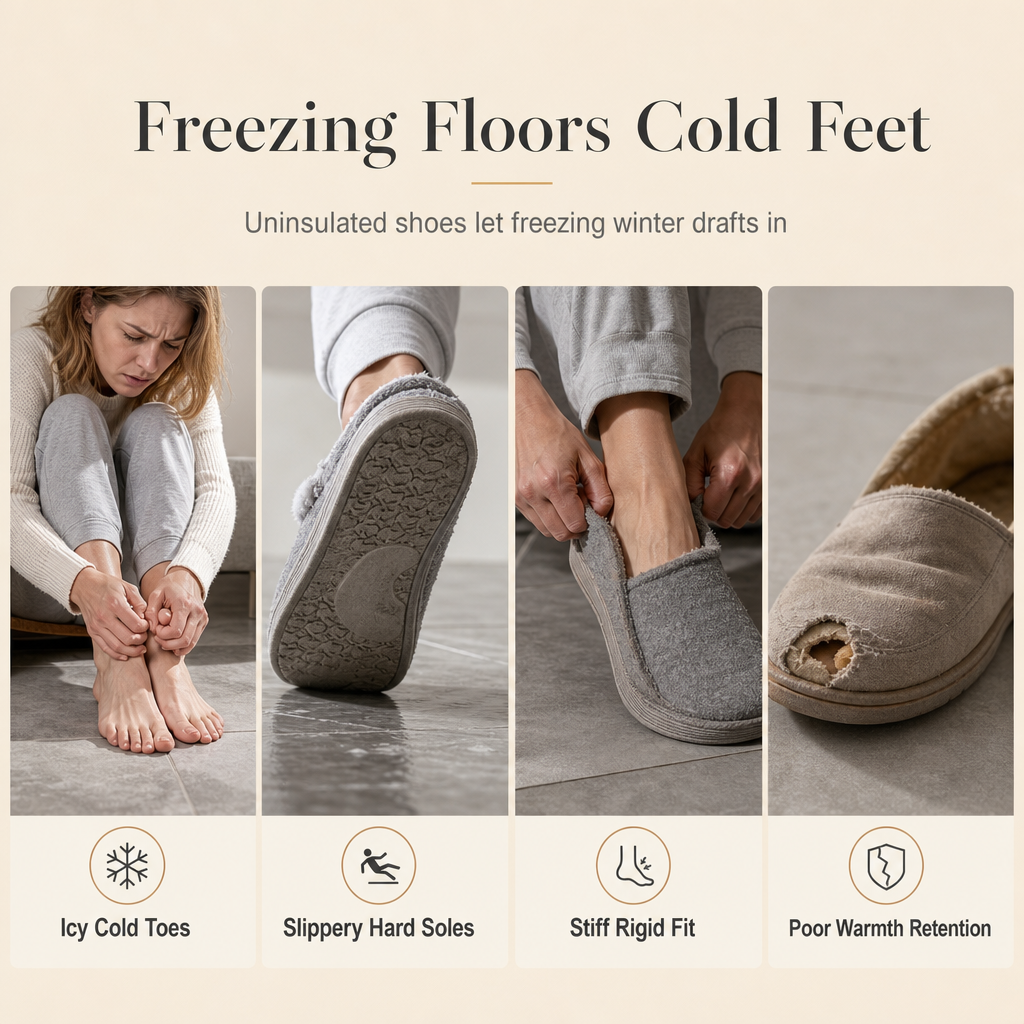 Women's Warm Plush Cotton Shoes