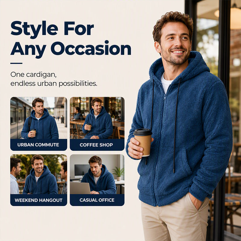 🧥 Cozy Warmth, Full Hooded Coverage | Men's Winter Jacket ⚡ Free Shipping