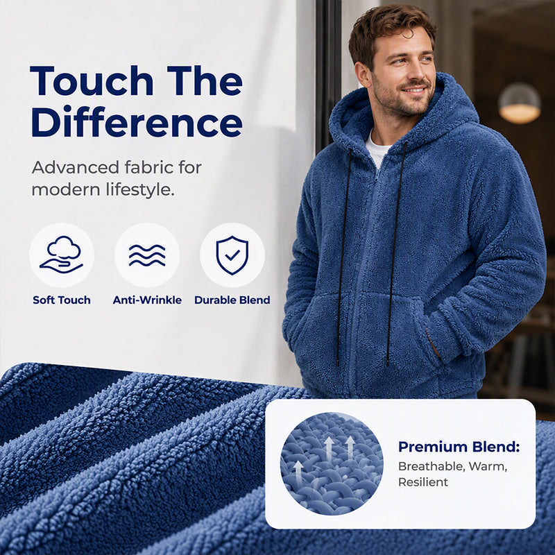 🧥 Cozy Warmth, Full Hooded Coverage | Men's Winter Jacket ⚡ Free Shipping