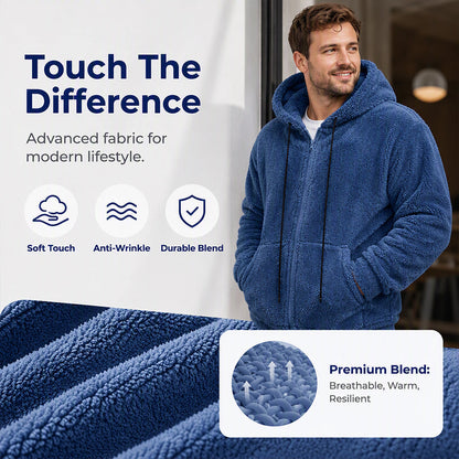 🧥 Cozy Warmth, Full Hooded Coverage | Men's Winter Jacket ⚡ Free Shipping