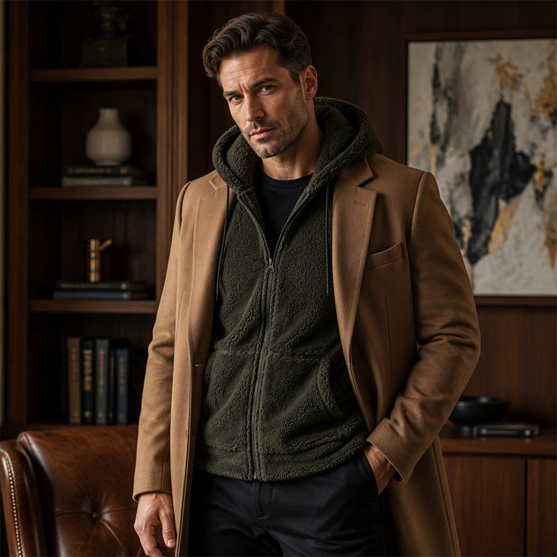 🧥 Cozy Warmth, Full Hooded Coverage | Men's Winter Jacket ⚡ Free Shipping