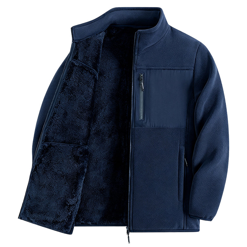 🧥 Heavyweight Warmth, Clean Stand-Collar Style | Unisex Full-Zip Jacket ⚡ Free Shipping