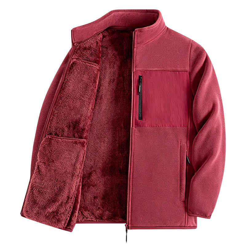 🧥 Heavyweight Warmth, Clean Stand-Collar Style | Unisex Full-Zip Jacket ⚡ Free Shipping