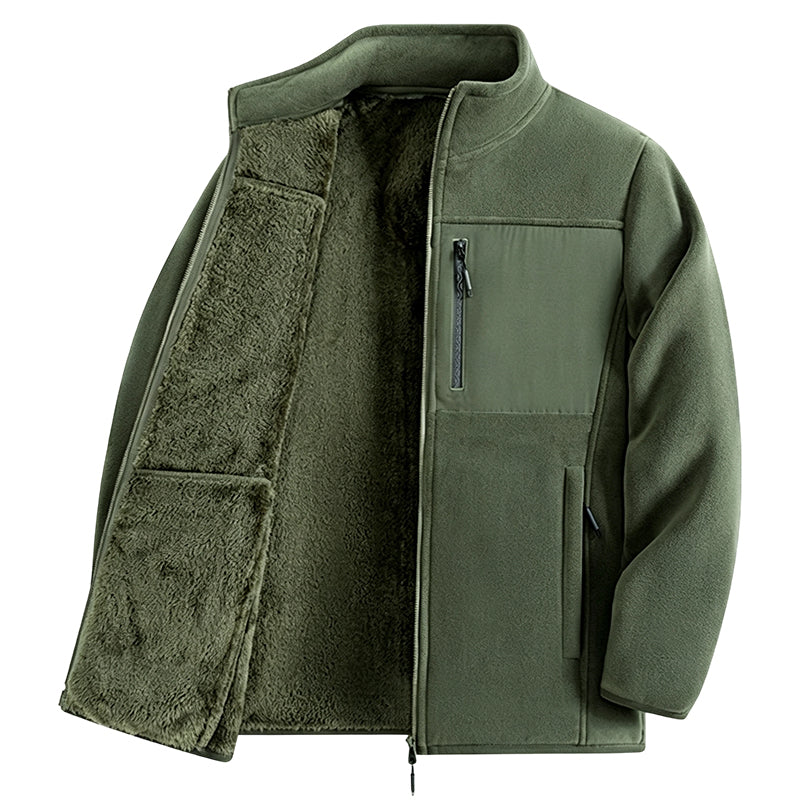 🧥 Heavyweight Warmth, Clean Stand-Collar Style | Unisex Full-Zip Jacket ⚡ Free Shipping